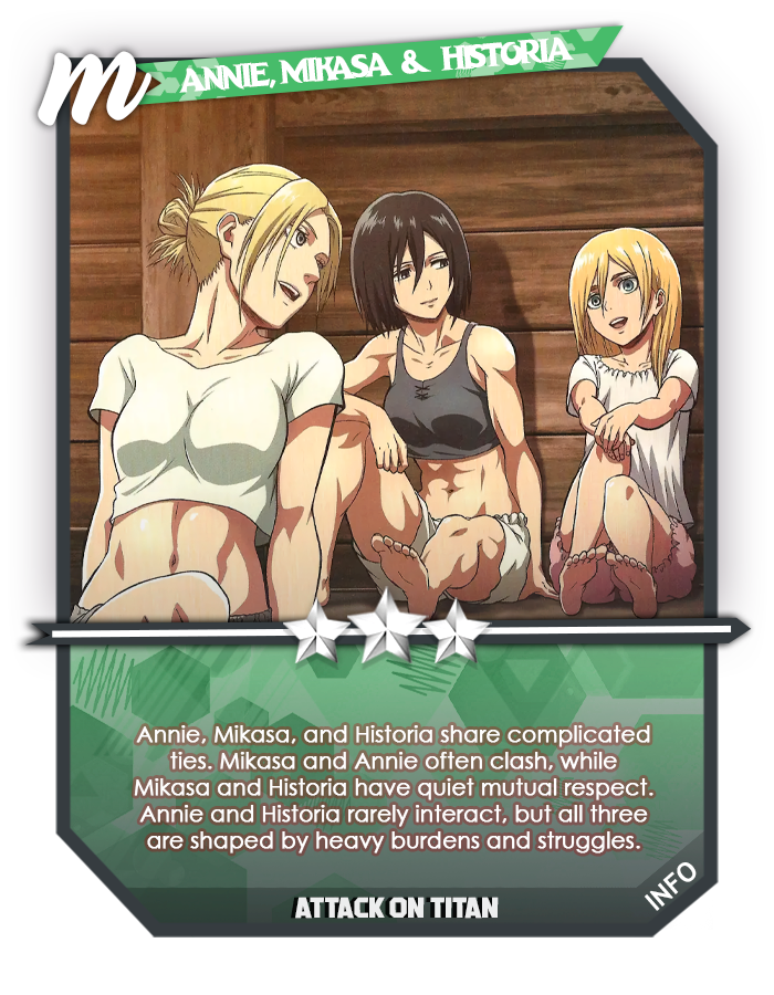 Annie, Mikasa & Historia