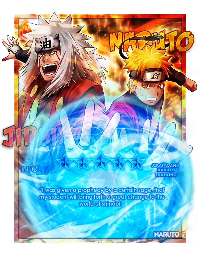 Jiraiya and Naruto