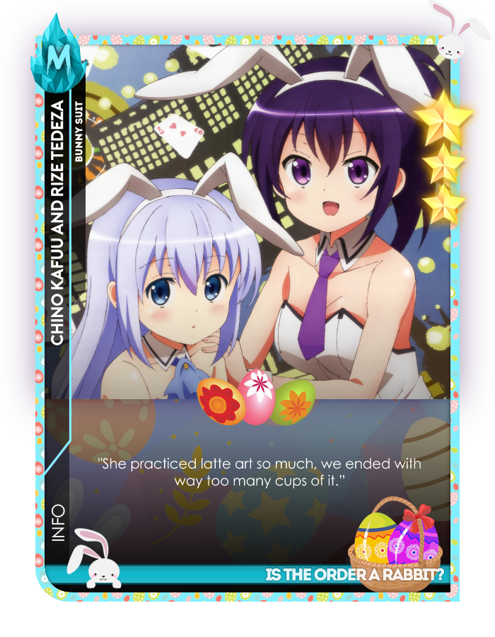 Chino Kafuu and Rize Tedeza