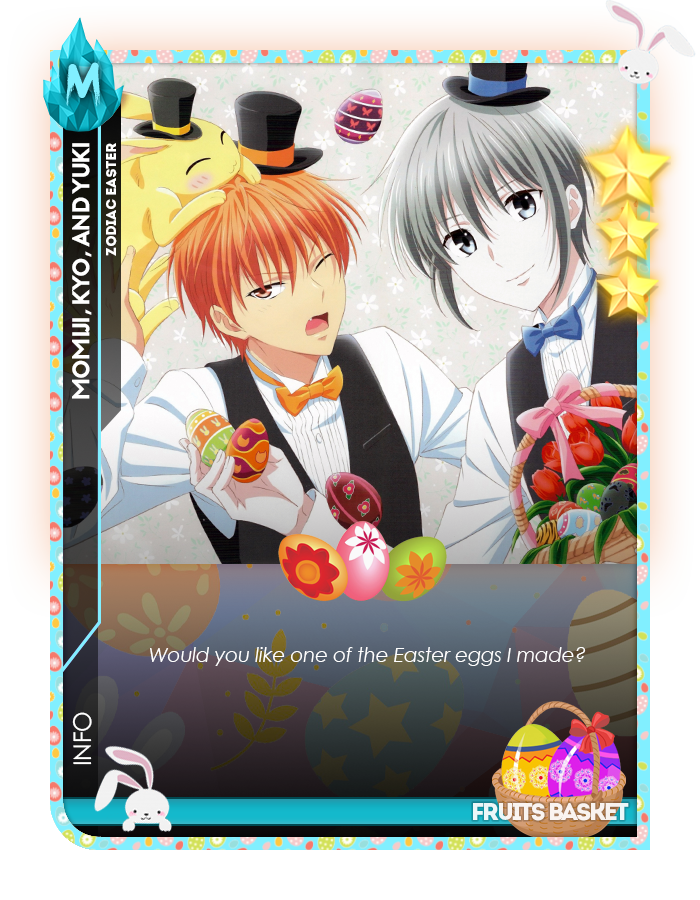 Momiji, Kyo, and Yuki